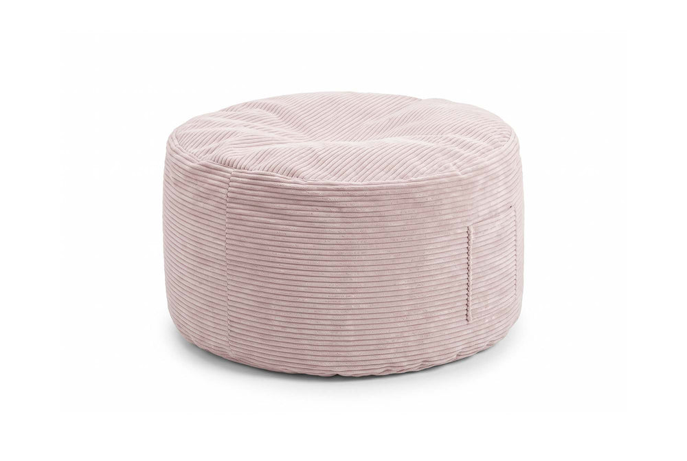 Futon Bean Bag Corduroy in Candy as a pouf