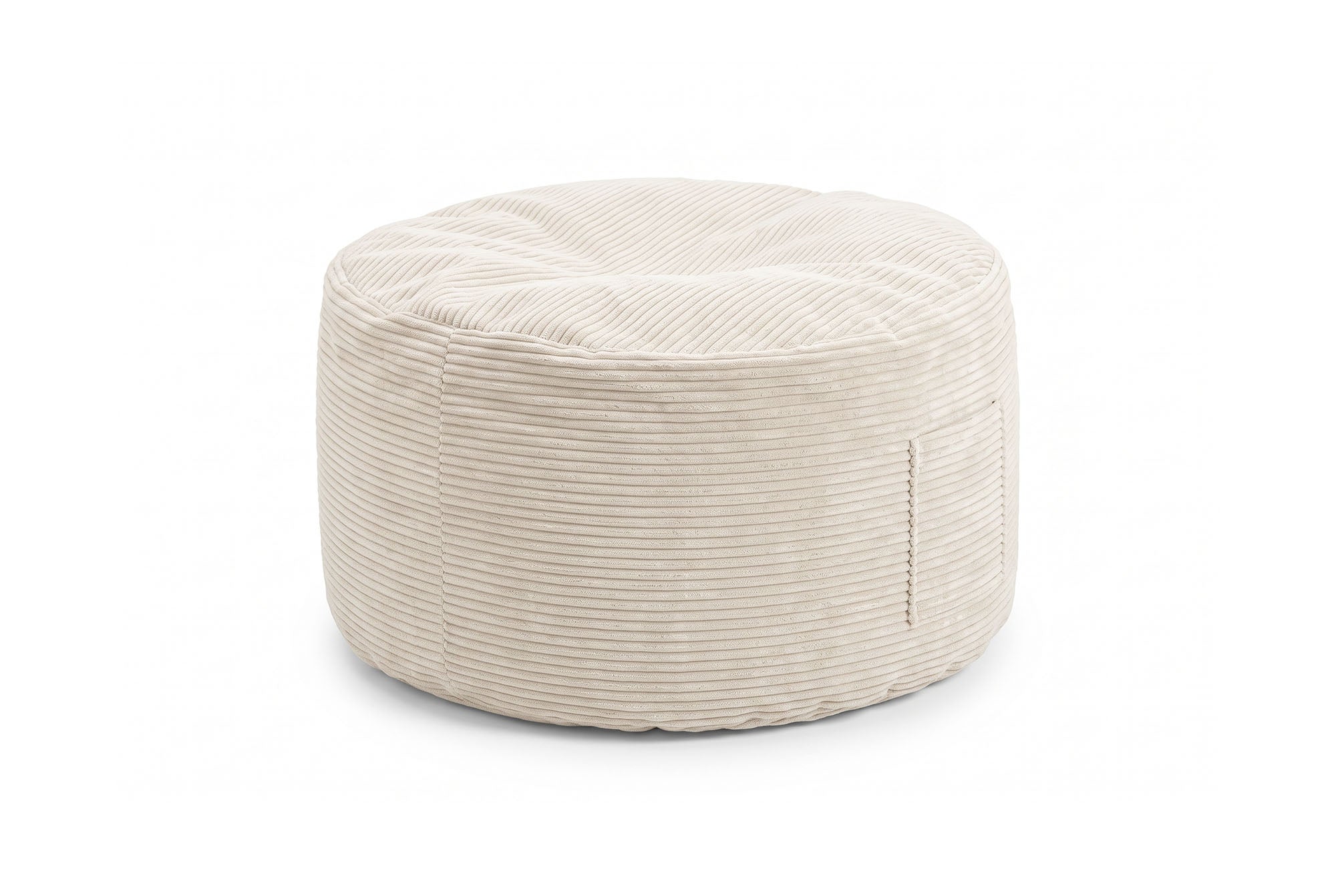 Futon Bean Bag Corduroy Vanilla