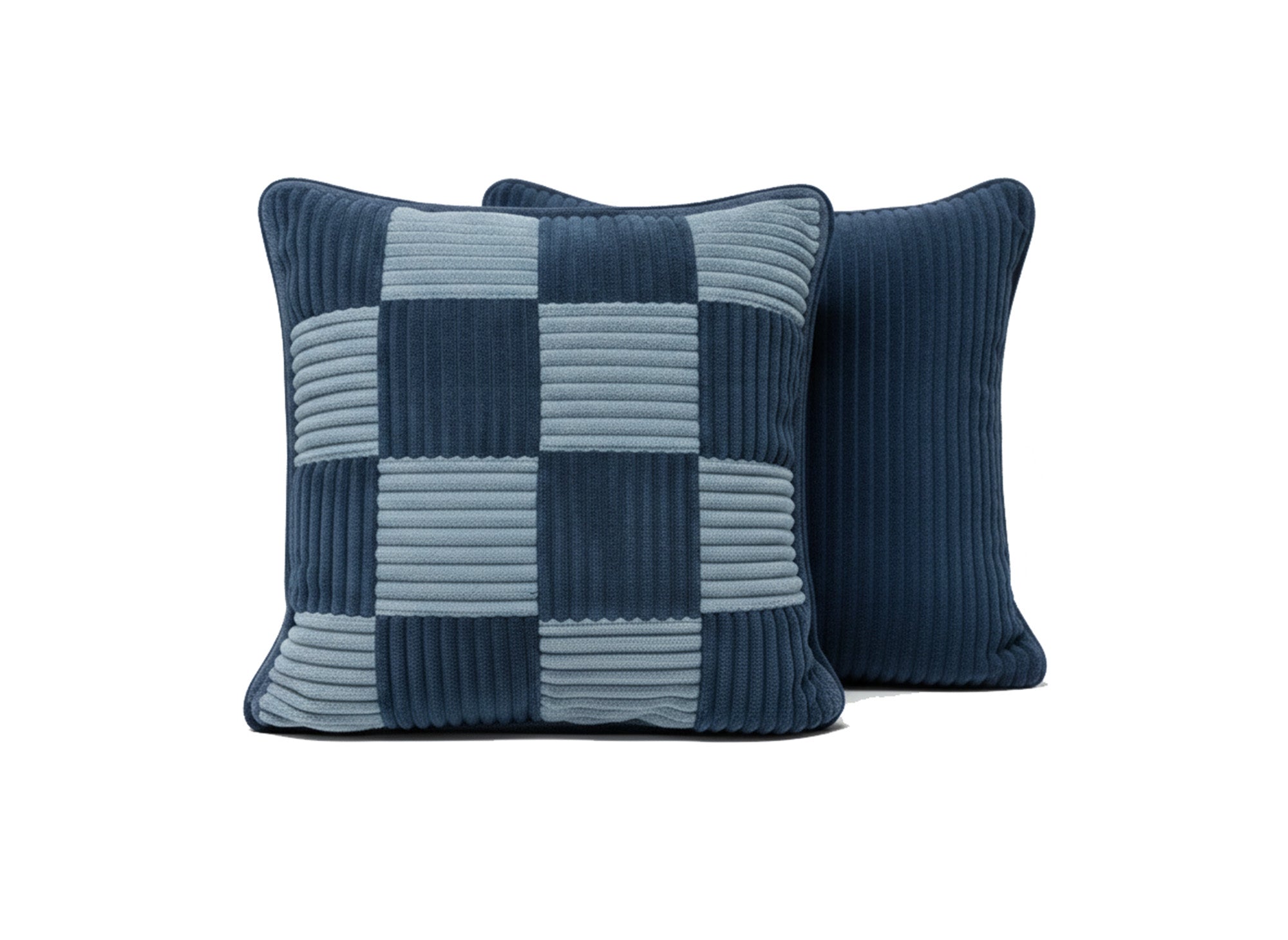Check Cushion Blueberry Sky Sugar