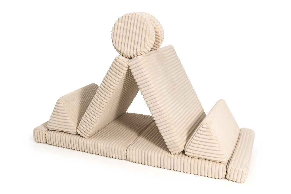 Tipi built from Play Sofa Waffle Cream Beige