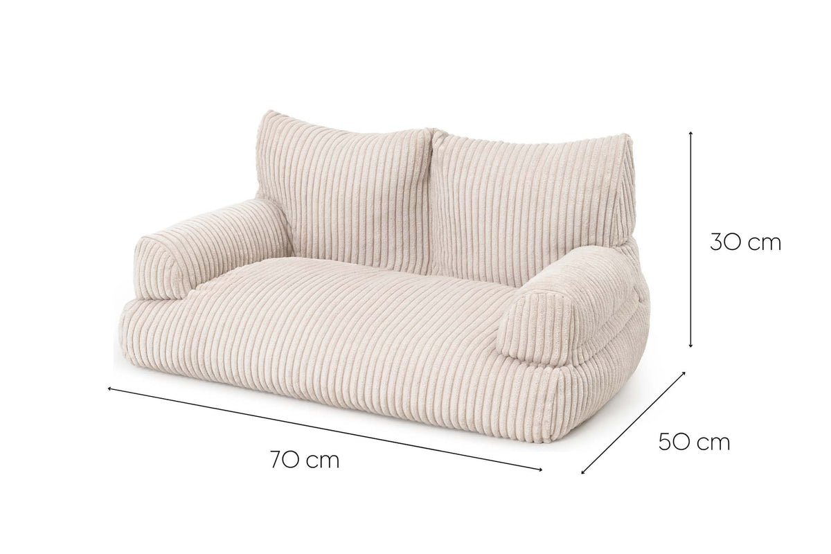 Pet Sofa Corduroy Vanilla