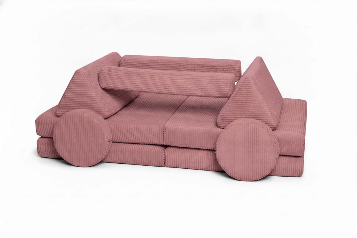 Shappy Play Sofa Pure Corduroy Rose