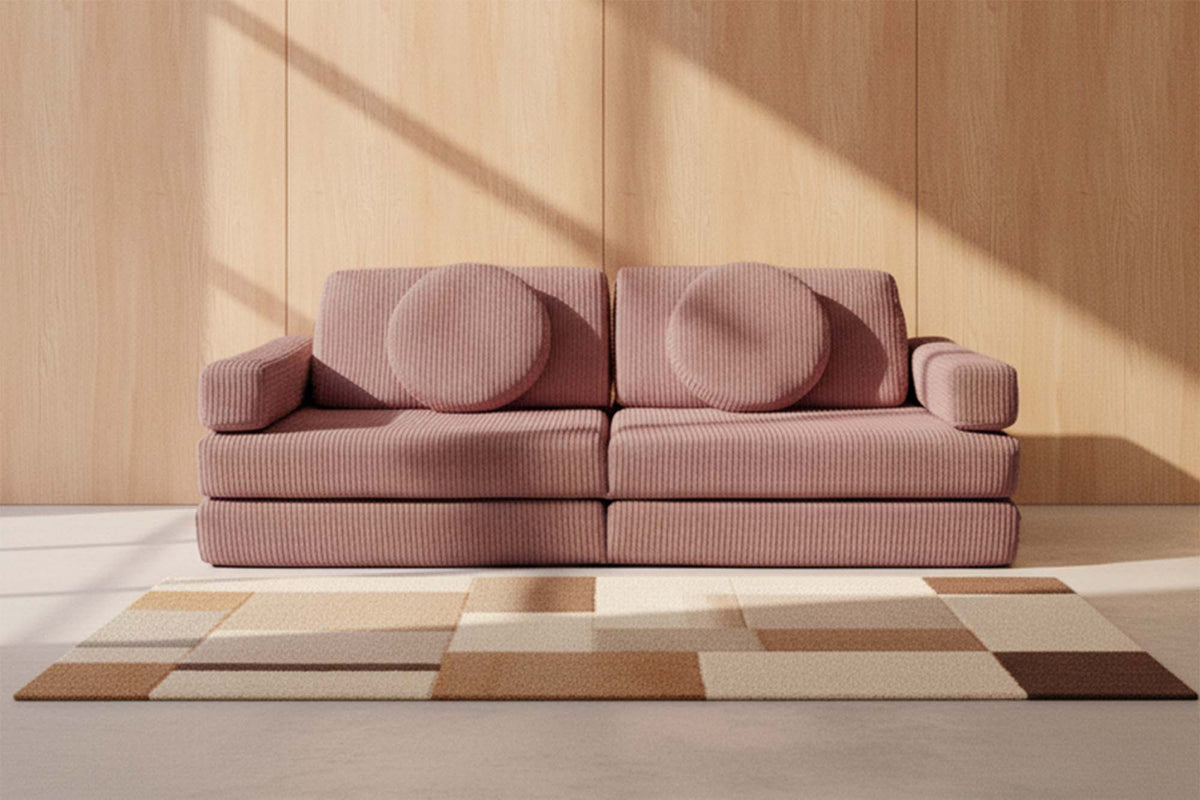 Shappy Play Sofa Pure Corduroy Rose