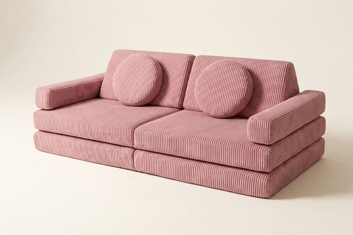 Shappy Play Sofa Pure Corduroy Rose