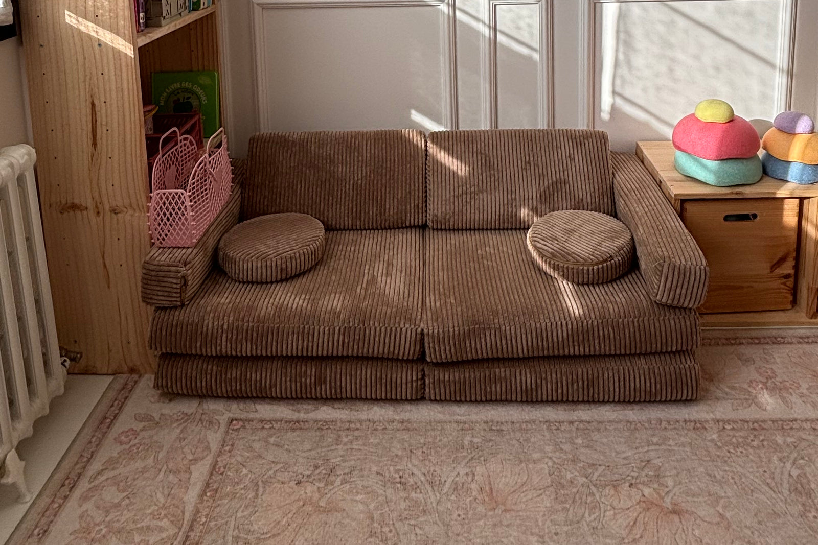 Shappy Play Sofa Pure Corduroy Mini Chocolate
