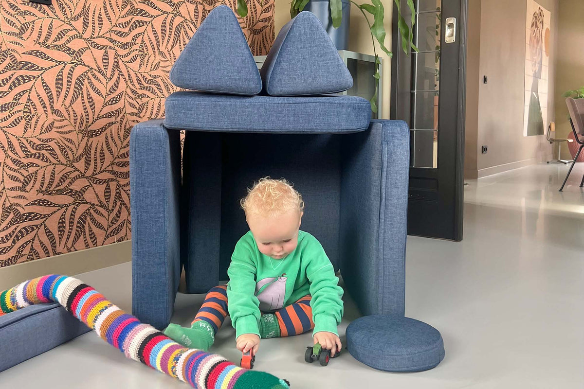 Shappy Original Play Sofa Mini Navy Blue