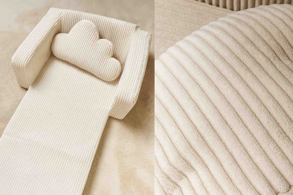 Shappy Cloud Cushion Corduroy Vanilla