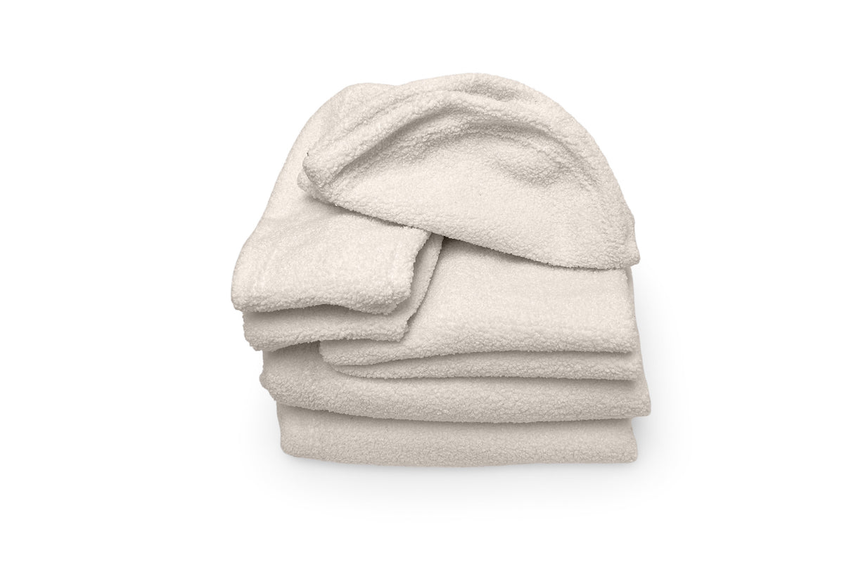 Shappy Funda para Sofá de Juego Original Teddy Cream White