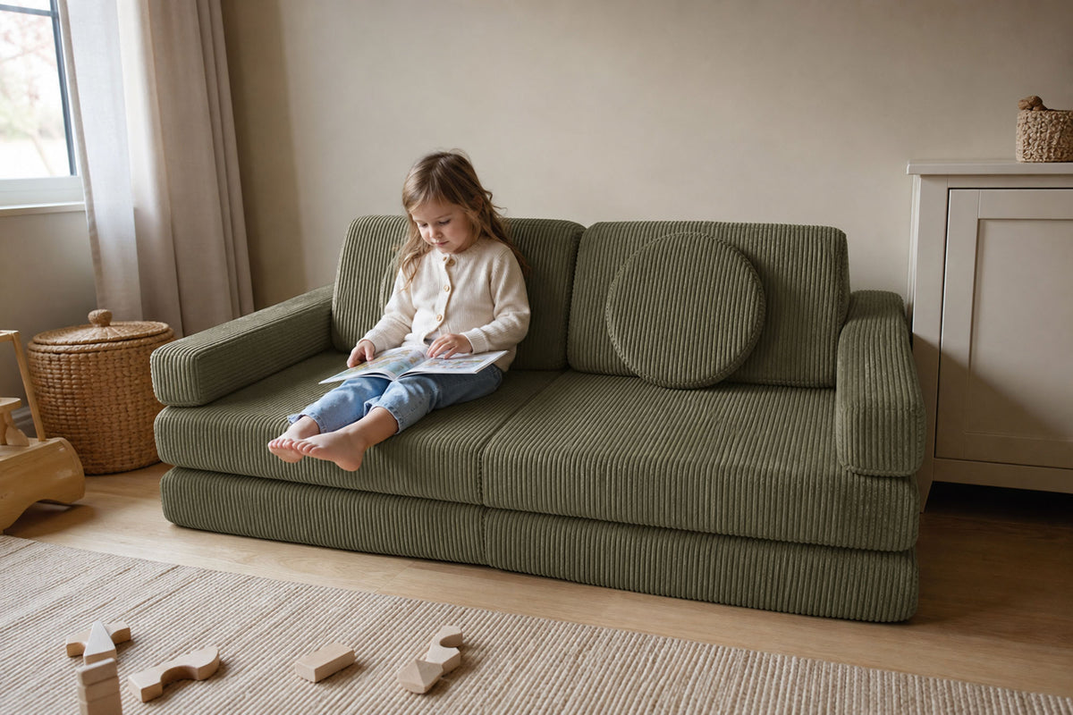 Shappy Play Sofa Pure Corduroy Dusty Sage