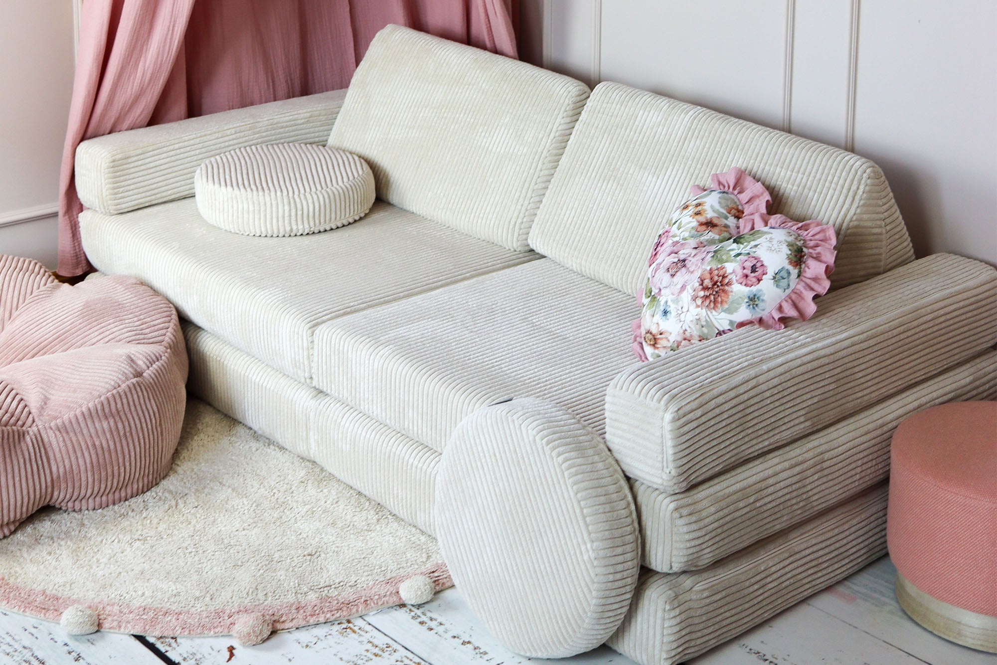 Shappy Play Sofa Pure Corduroy Vanilla