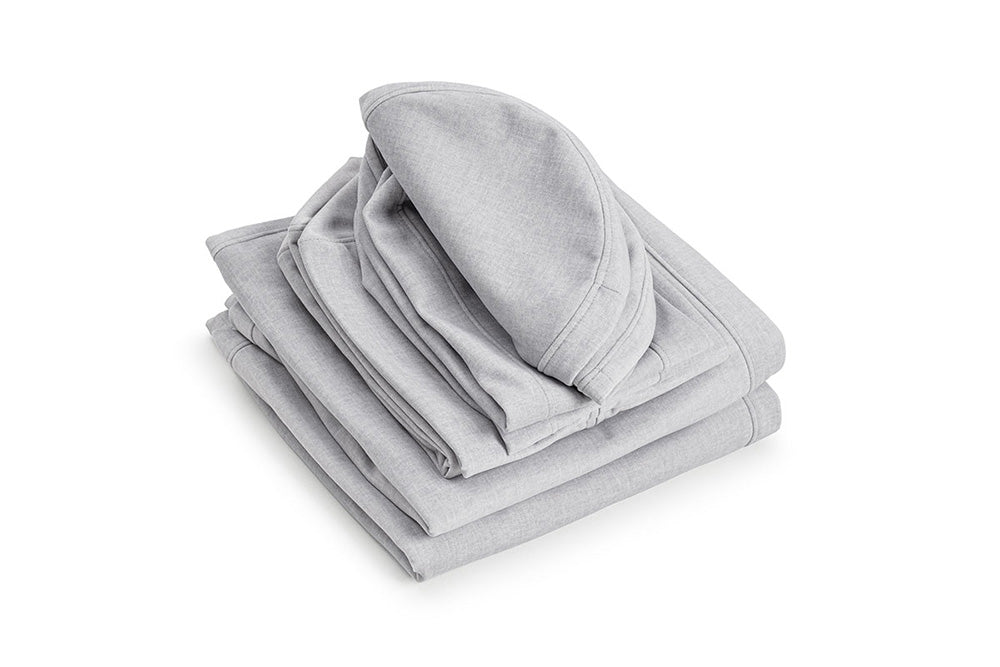 Shappy Funda para Sofá de Juego Original en Light Grey, juego de fundas doblado