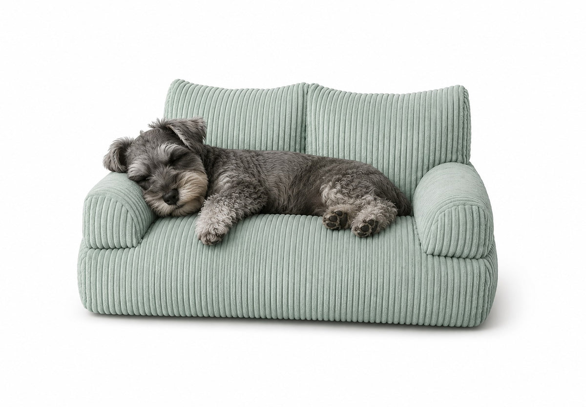Pet Sofa Corduroy Peppermint