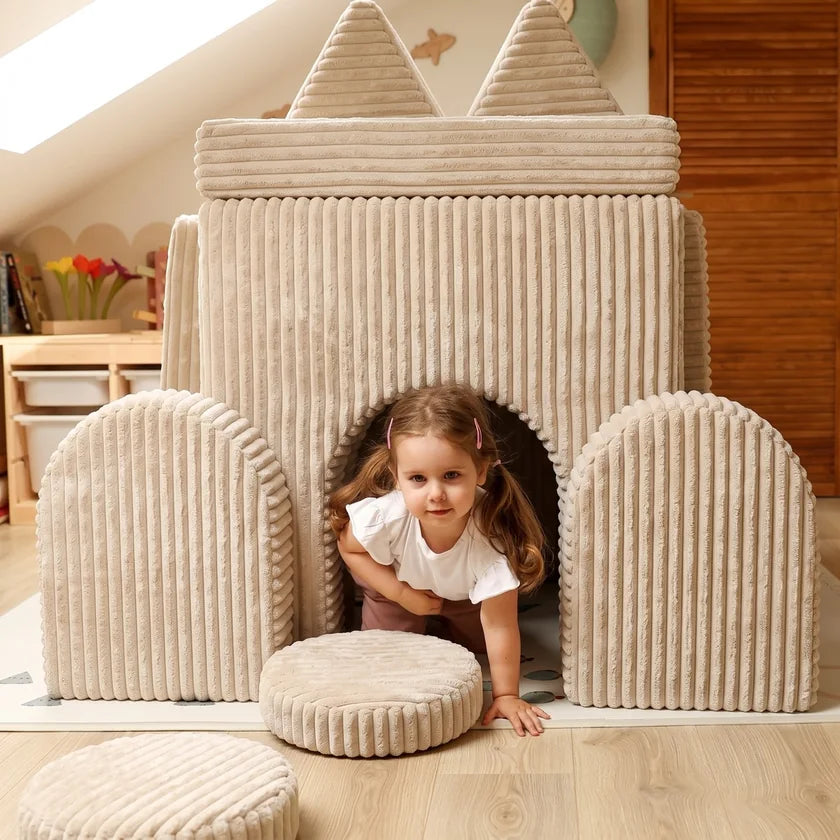 Arches Waffle in use, Cream Beige