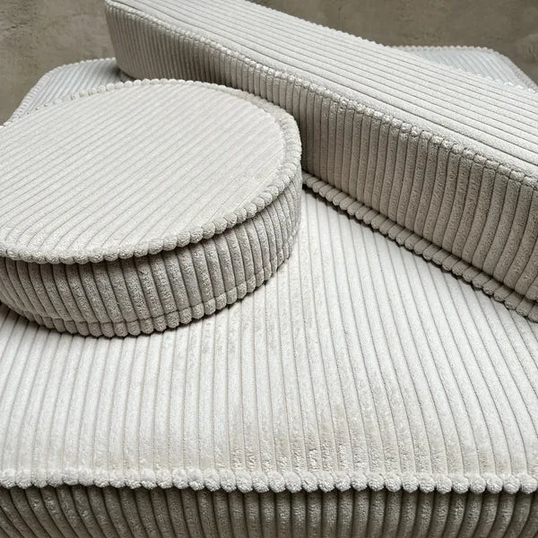 Close-up van de stof Original Corduroy in Peppermint
