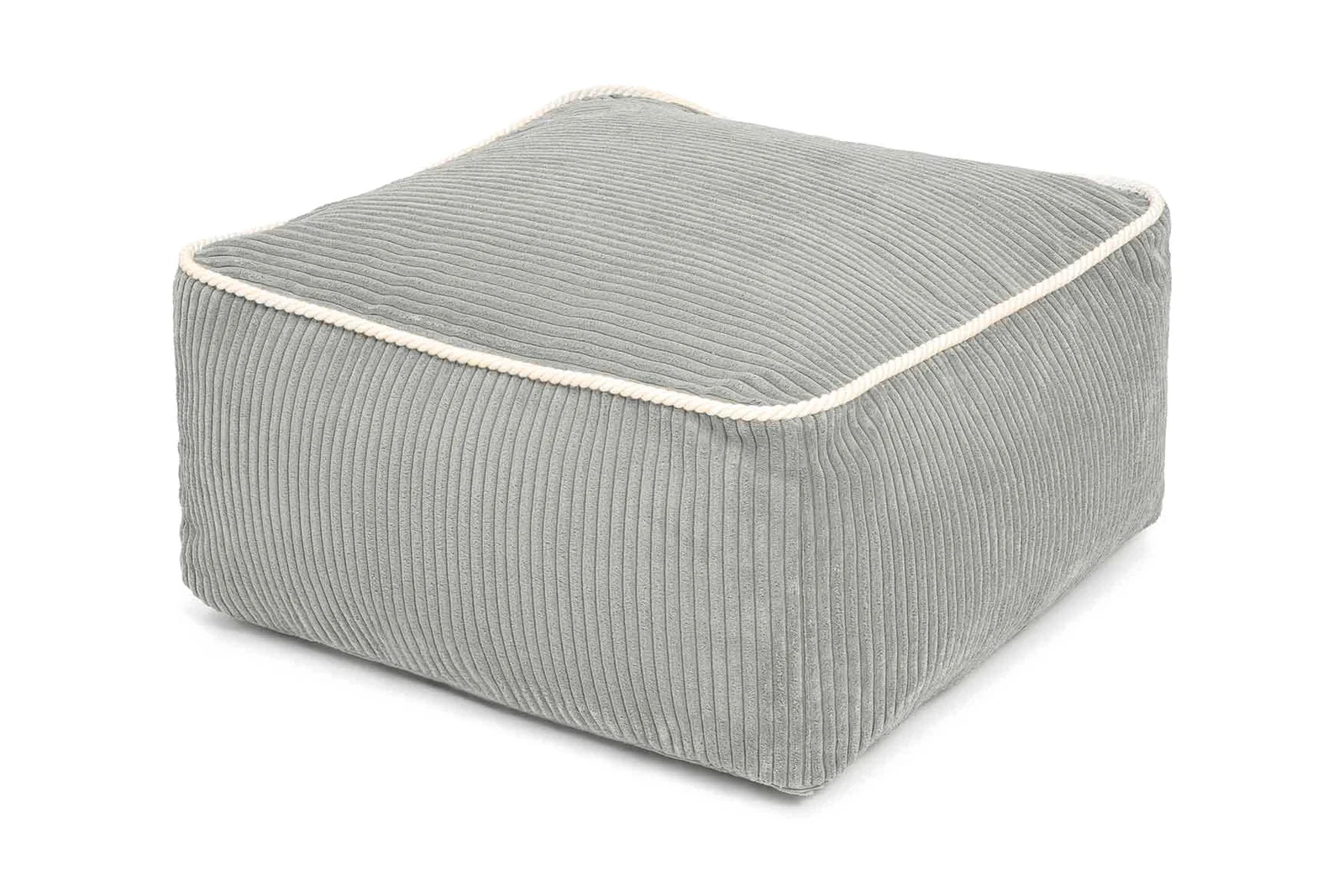 Kumo Ottoman Corduroy Pebble