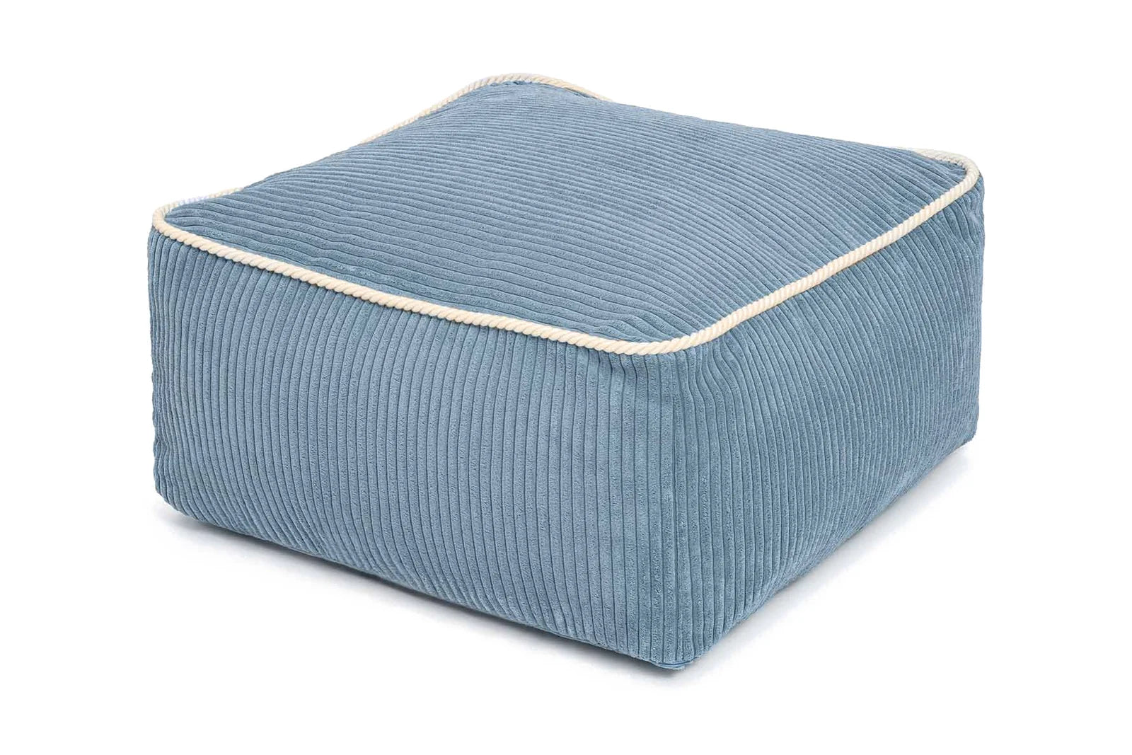 Kumo Ottoman Corduroy Sky Sugar