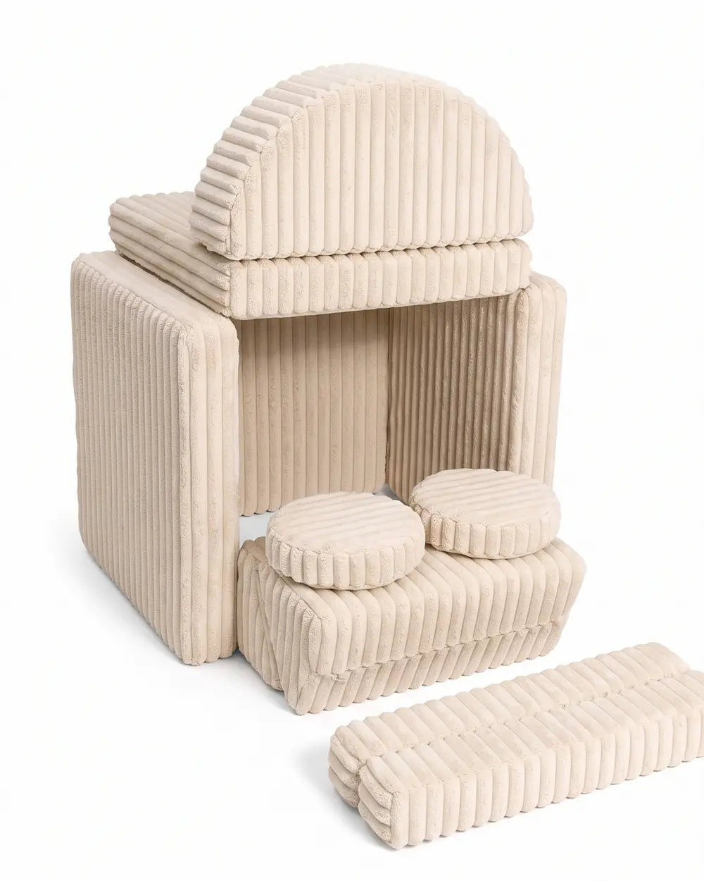 Shappy Rocker Pure Corduroy Waffle, A rounded roof