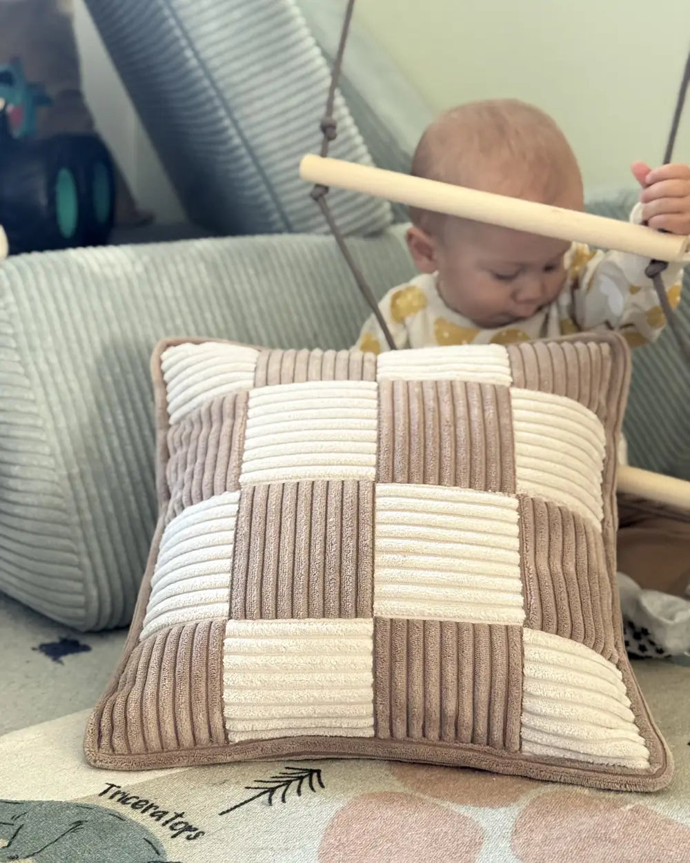 Check Cushion, Check Cushion zu Hause 4